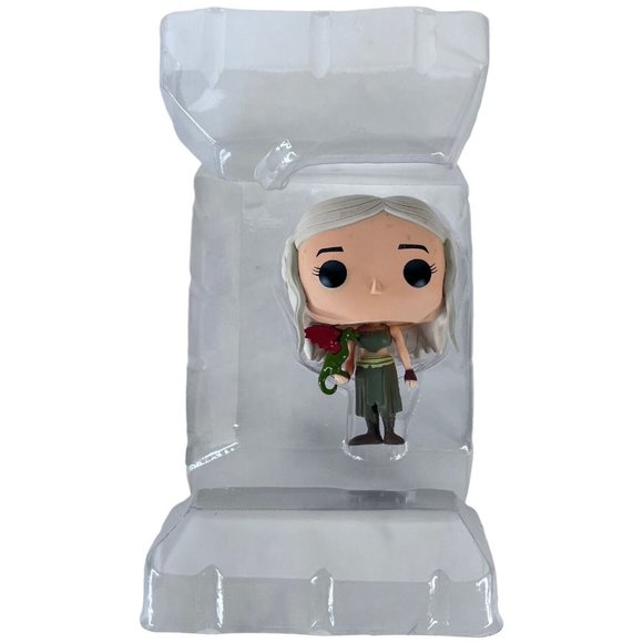Funko Pop Game Of Thrones #03 Daenerys Targaryen Green Dragon Red Wings New Box - Picture 2 of 12